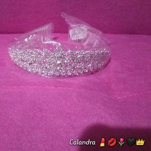 Rhinestone Tiara, Silver Color,  Prom, Bridal, Pageant, Collectible, NWT